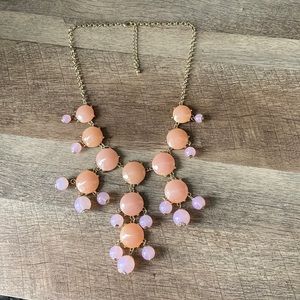 Gold tone bauble necklace